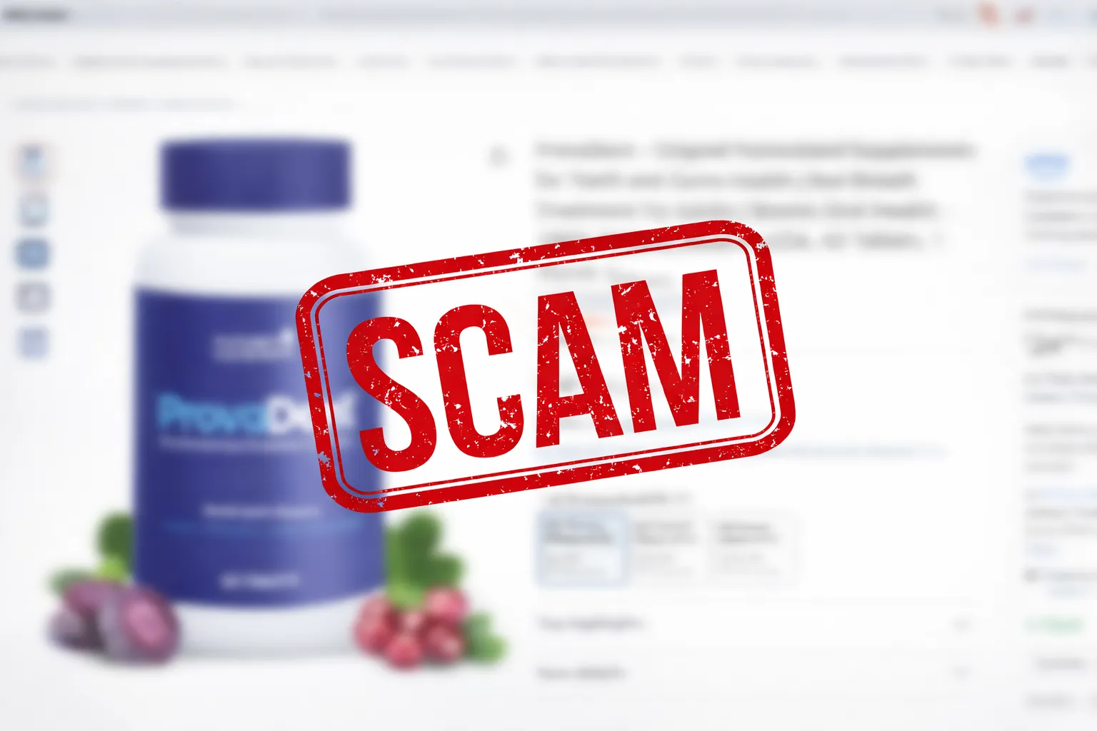 SCAM Alert Provadent
